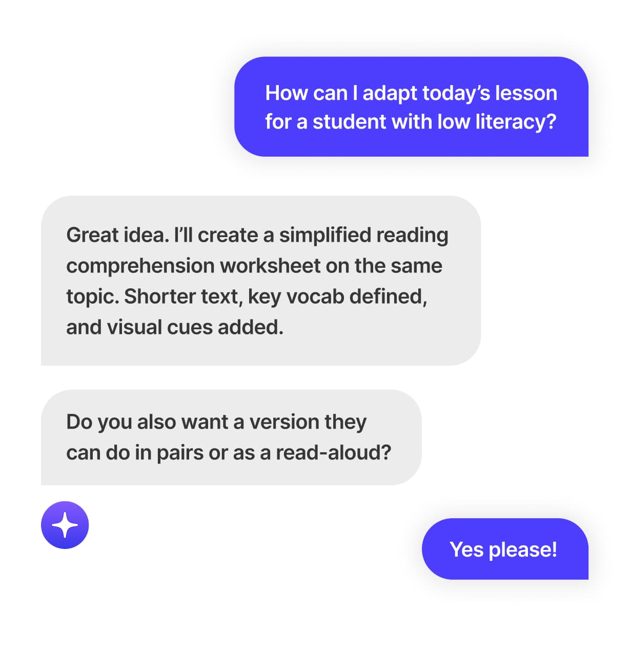 AI assistant for homeschool parents