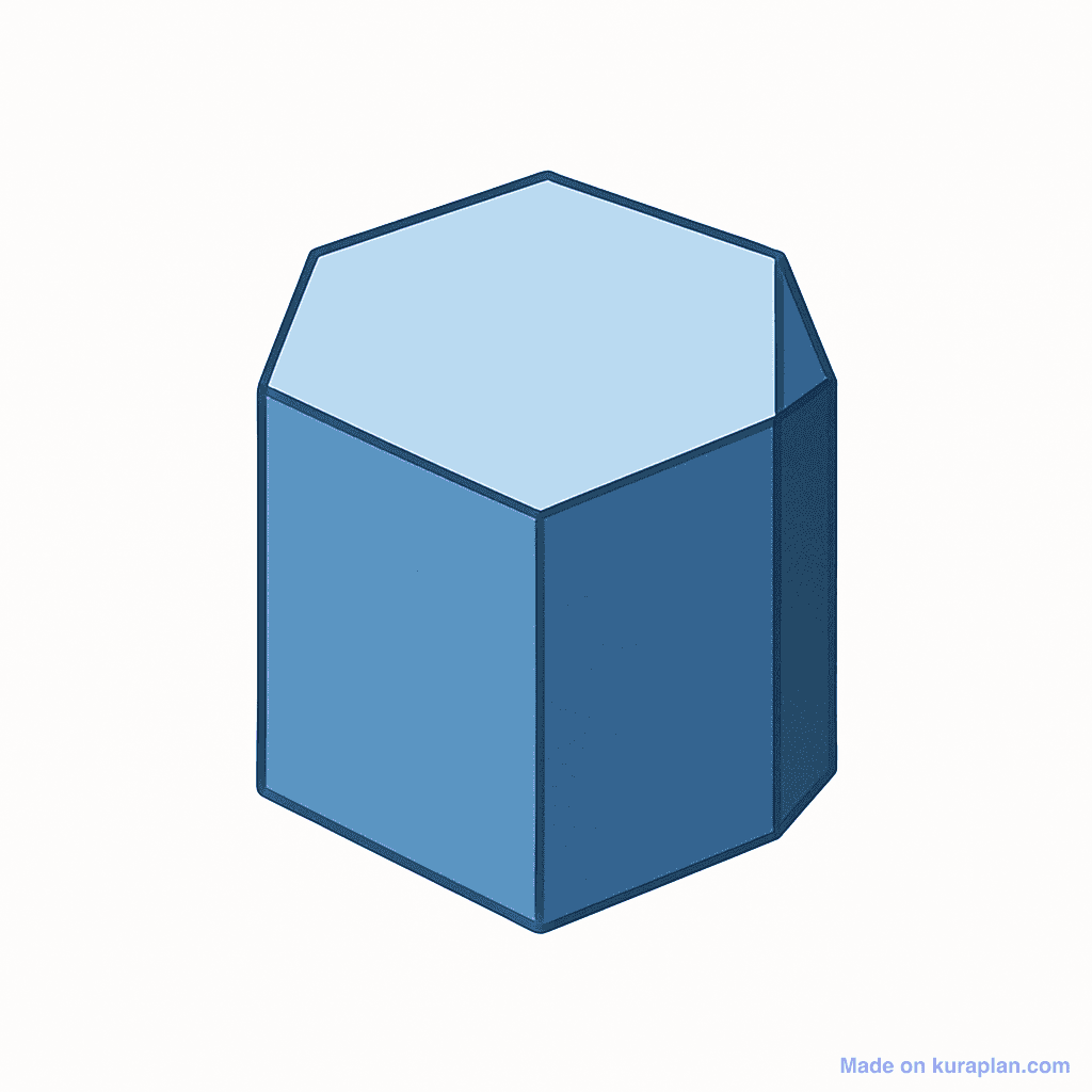 Hexagonal Prism (3D)