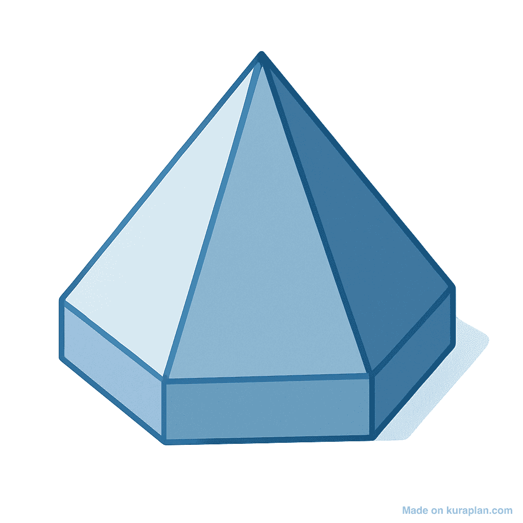 Pentagonal Pyramid (3D)