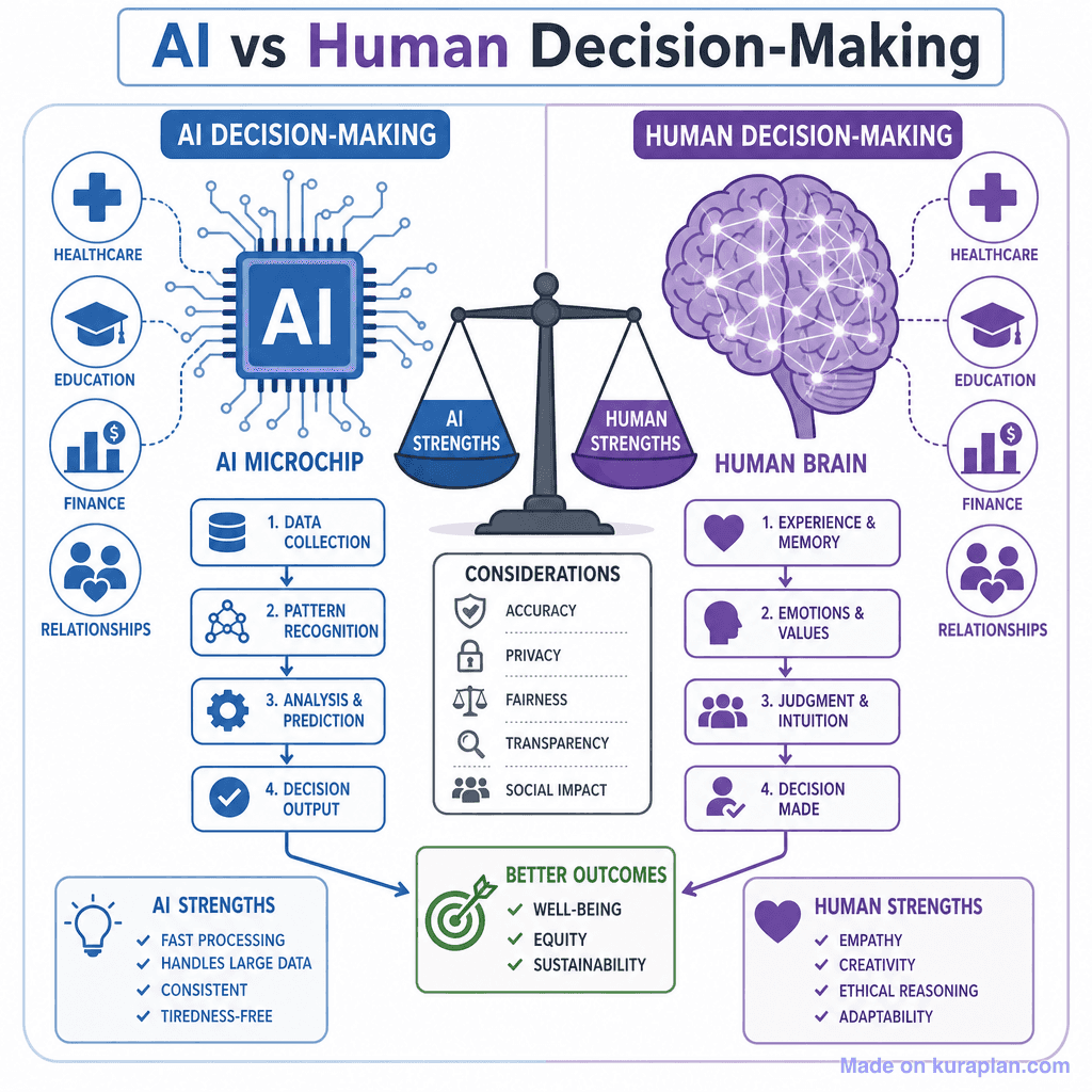 AI vs Human Decision-Making (detailed)