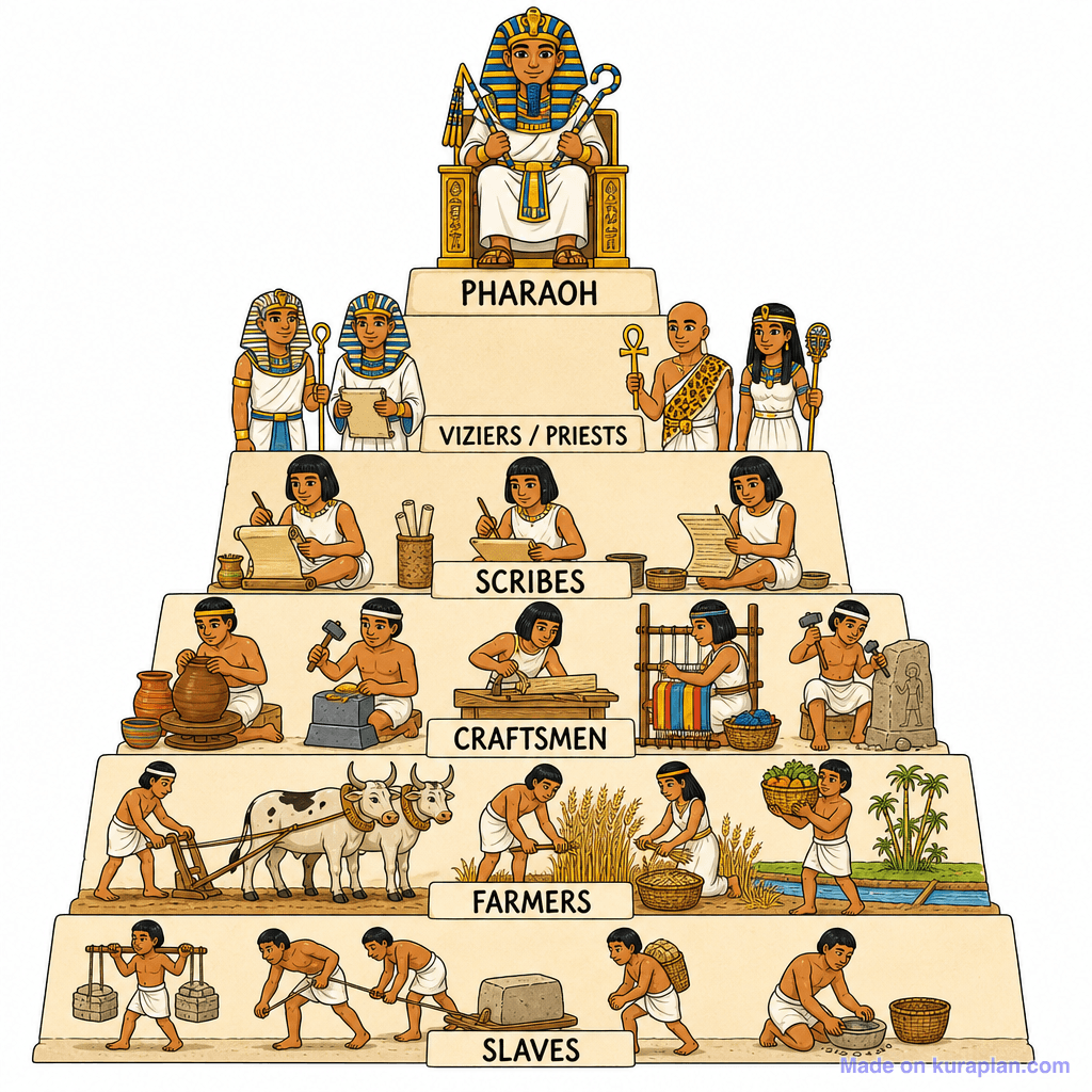 Ancient Egypt Social Pyramid