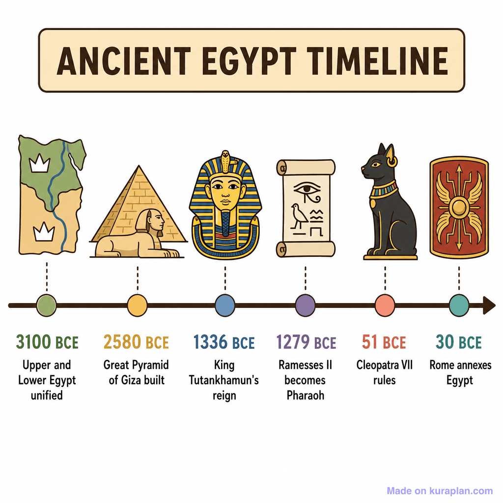 Ancient Egypt Timeline (simple)