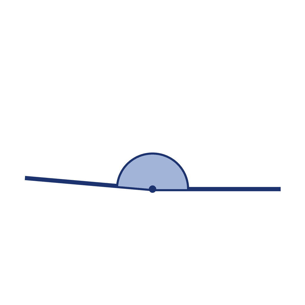 Angle — 175° (Obtuse Angle)
