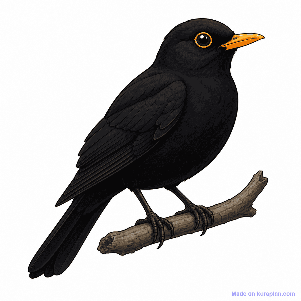 Animal Bird Blackbird