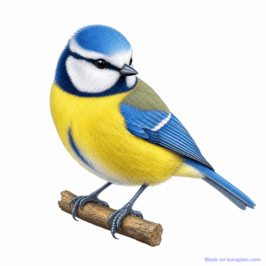 Animal Bird Blue Tit
