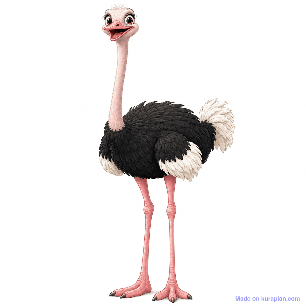 Animal Bird Ostrich