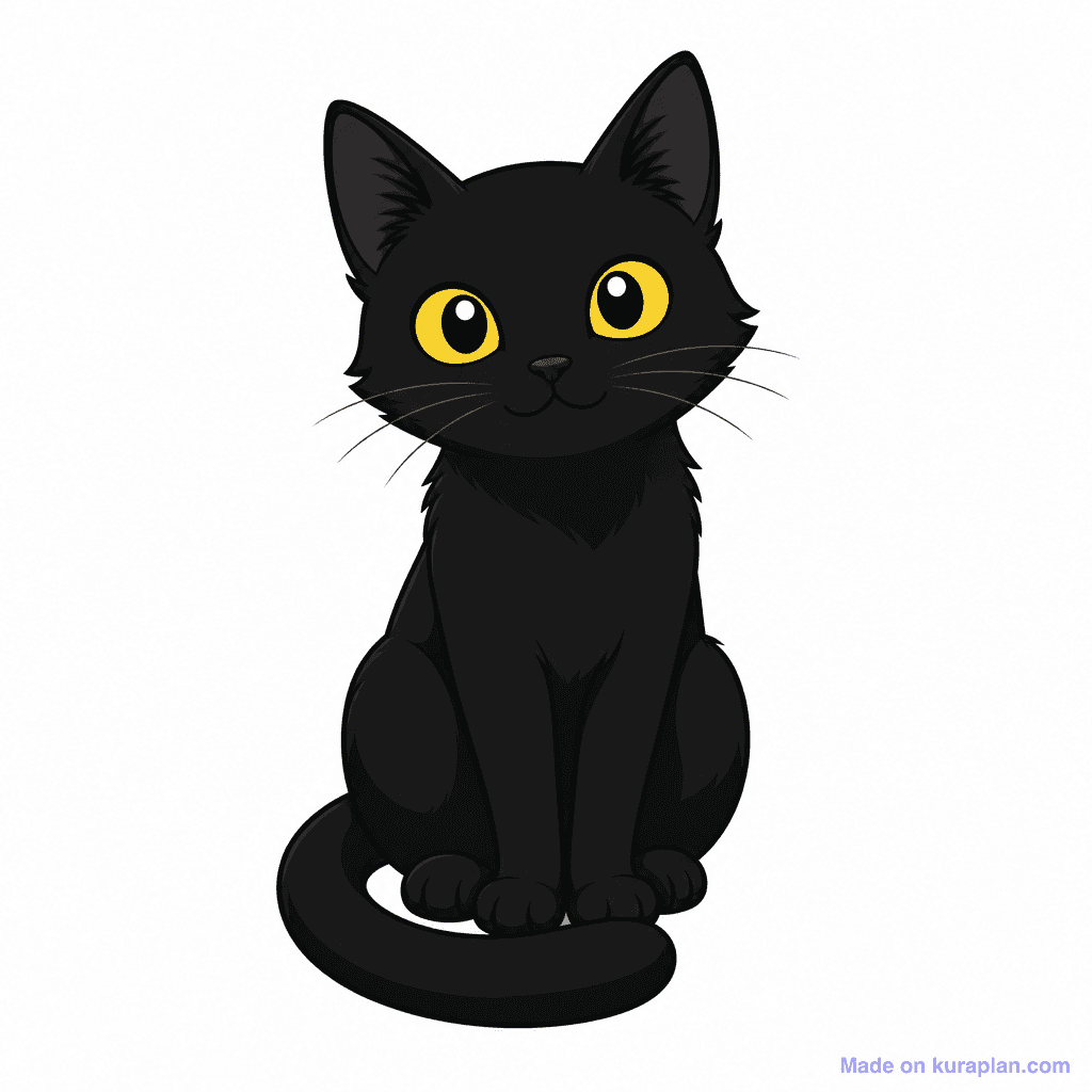 Animal Cat Black