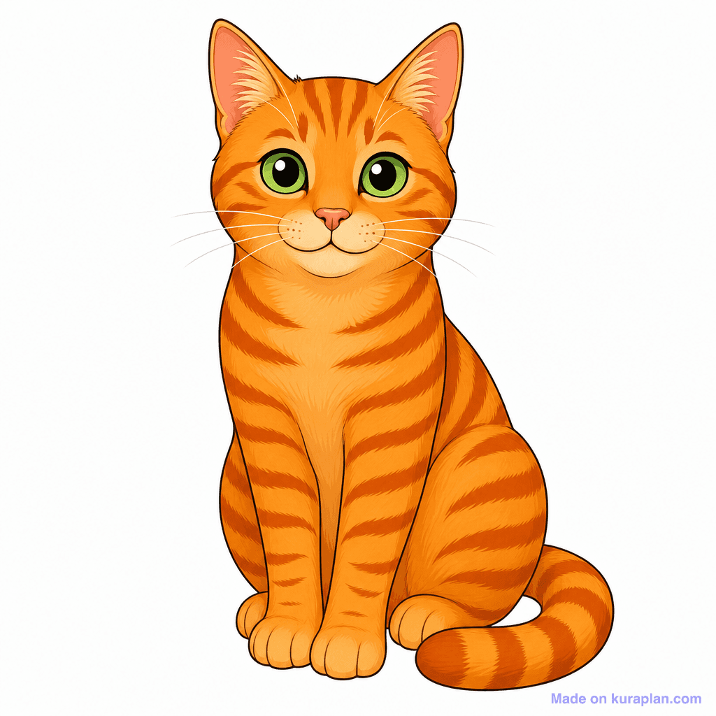 Animal Cat Orange Tabby