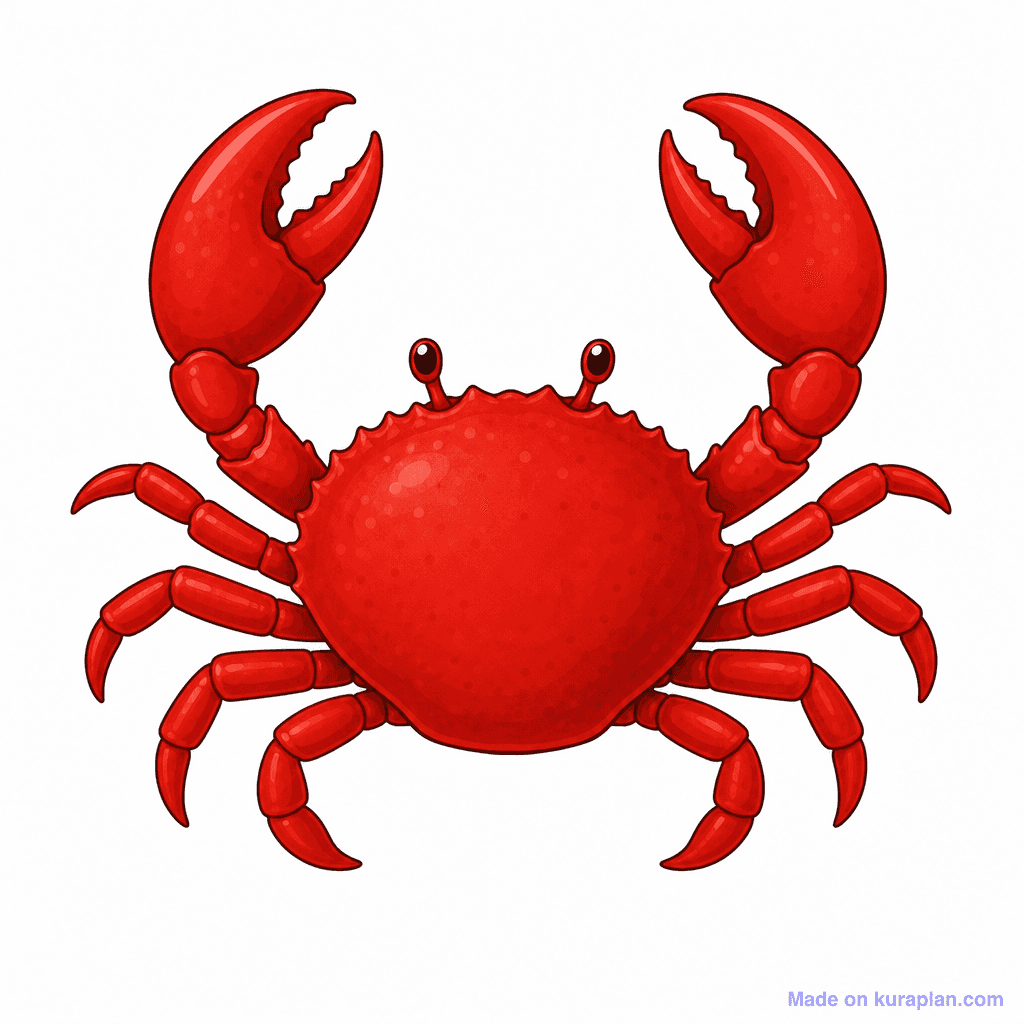 Animal Crab Red