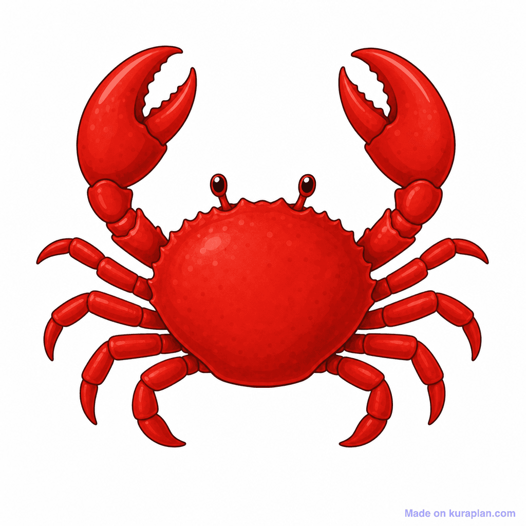 Animal Crab Red