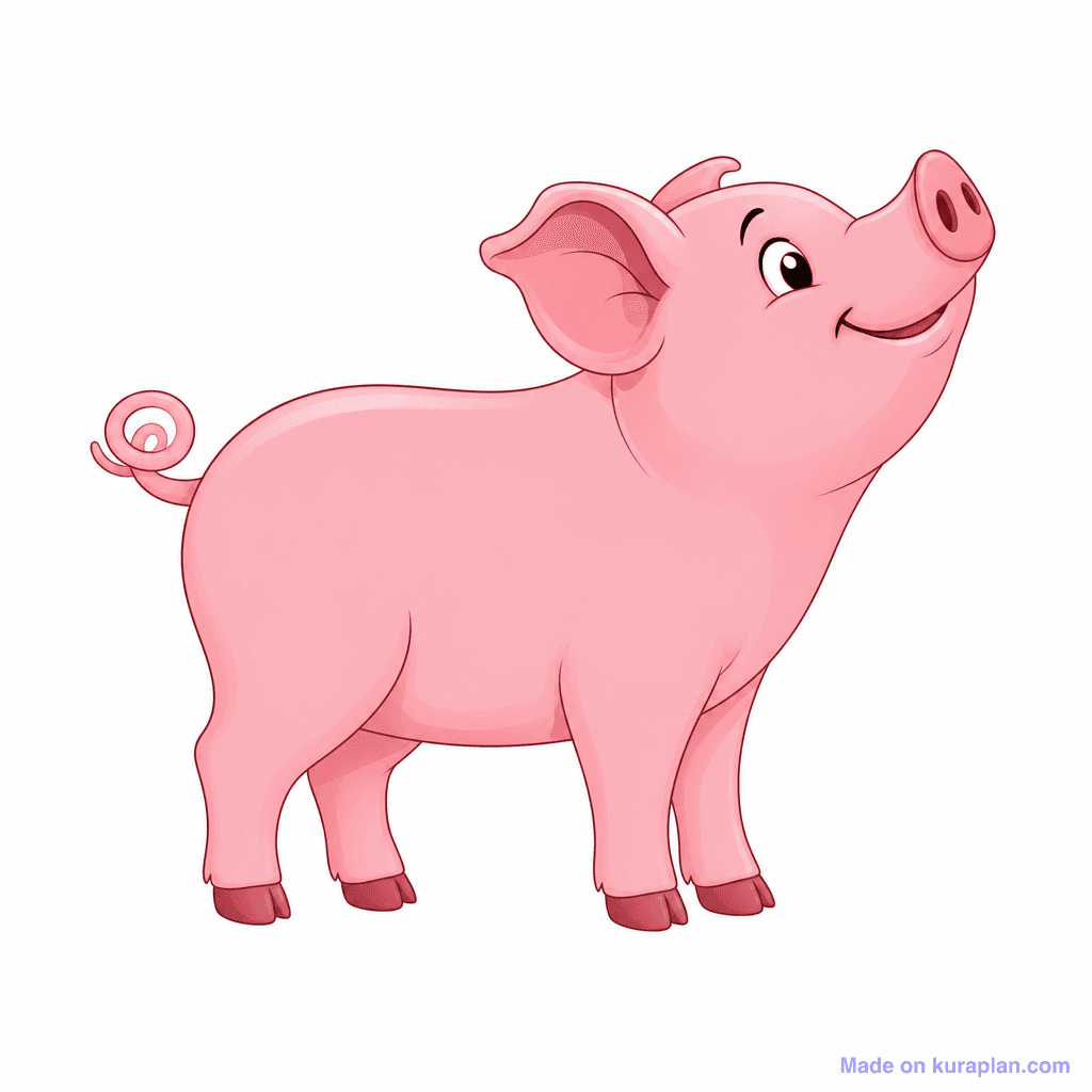 Animal Pig Pink