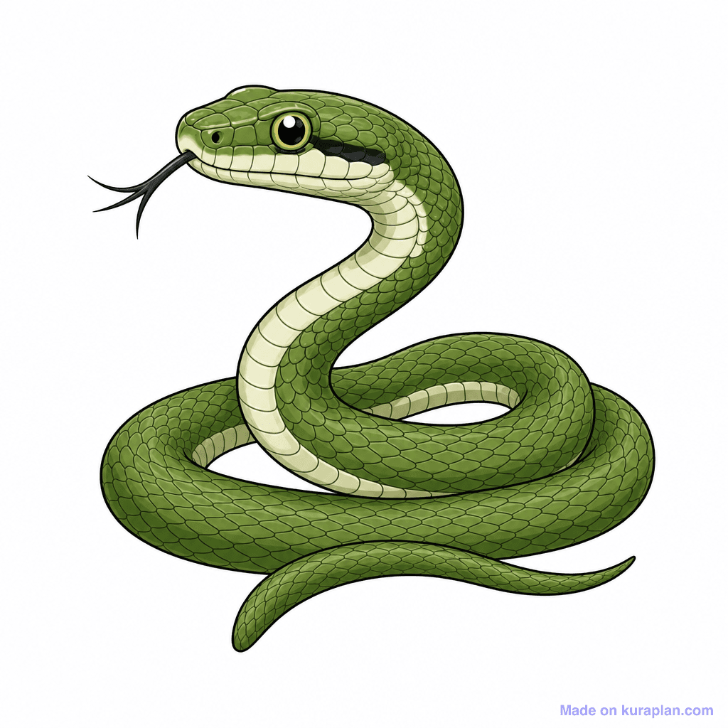 Animal Snake Green