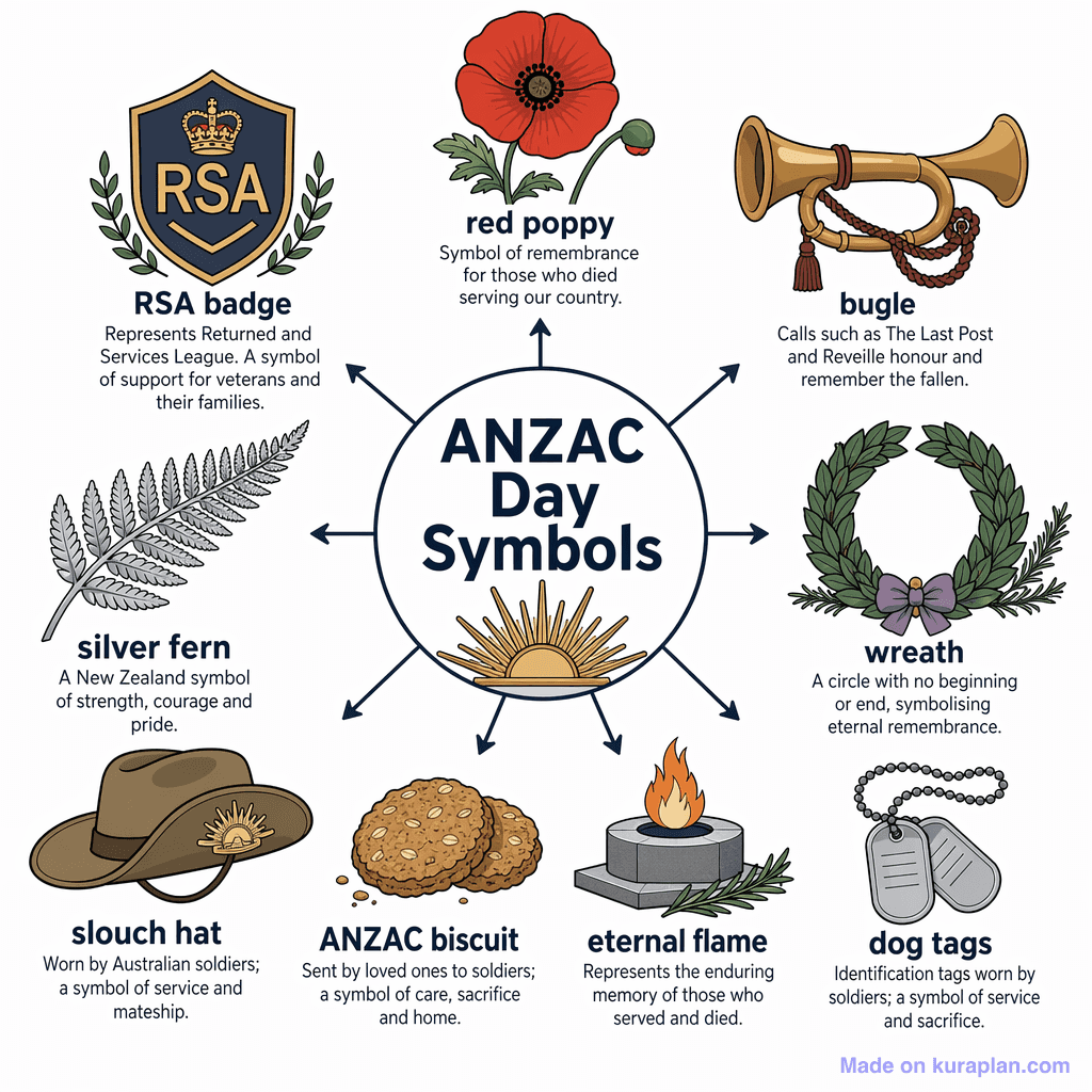 ANZAC Day Symbols (detailed)