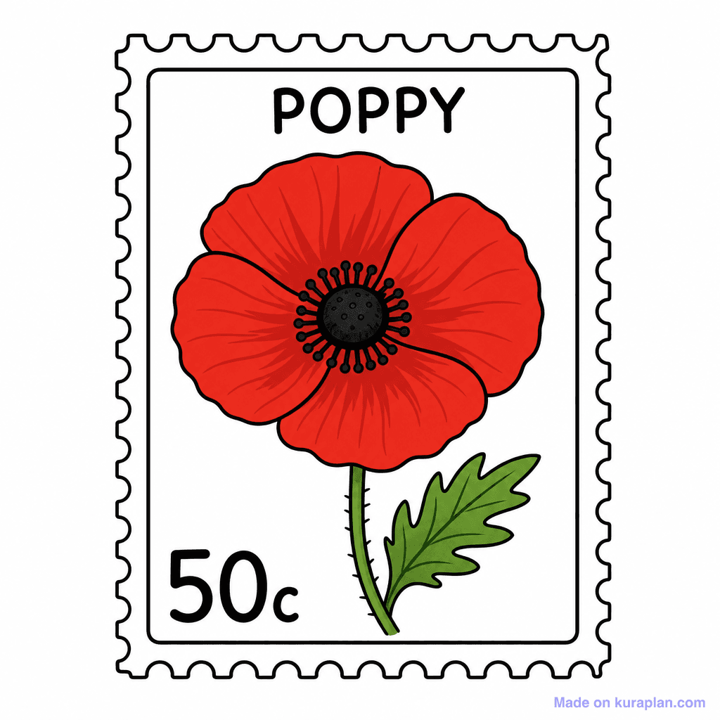 Anzac Poppy Solo