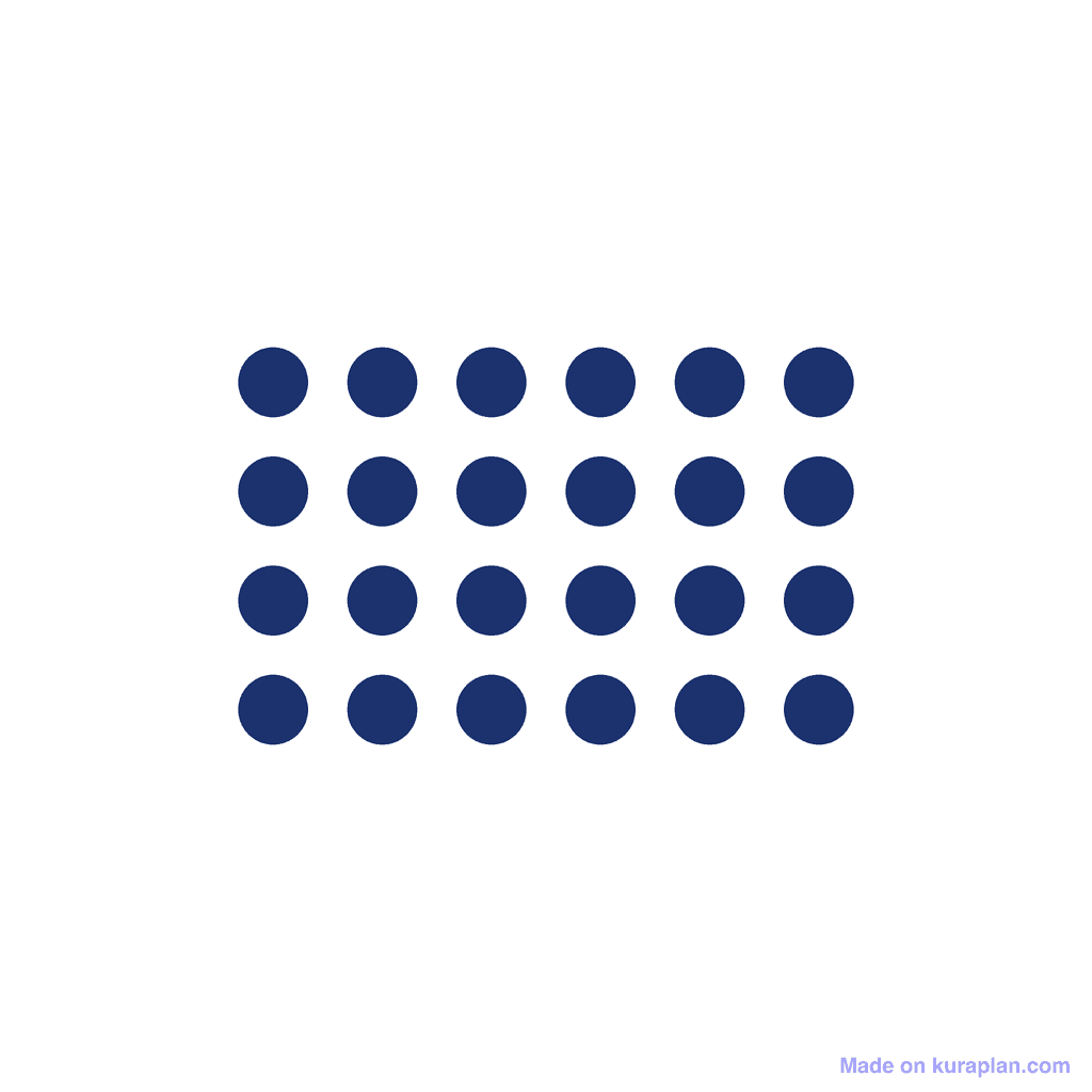 Array — 4 × 6 = 24