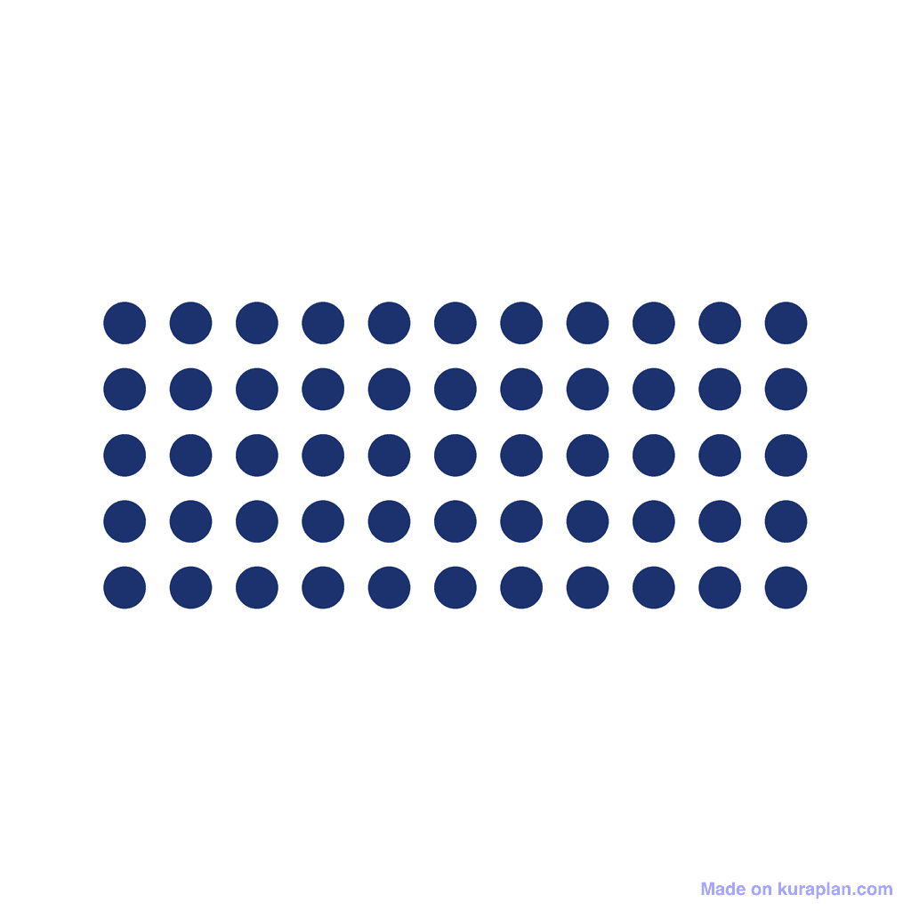 Array — 5 × 11 = 55