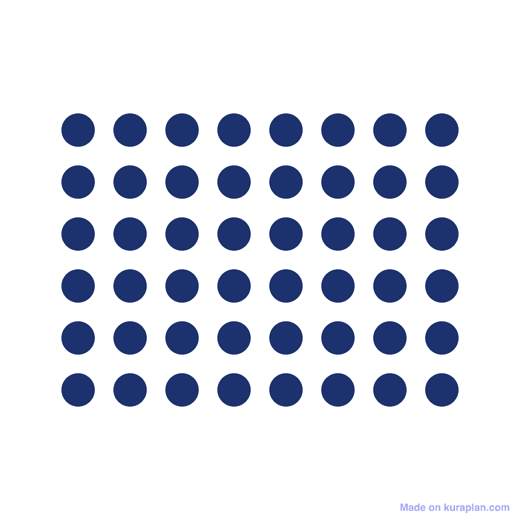 Array — 6 × 8 = 48
