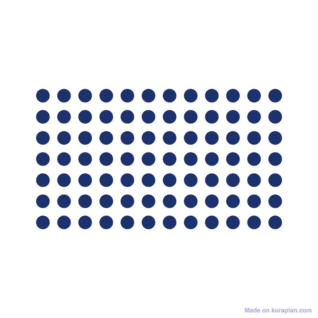 Array — 7 × 12 = 84