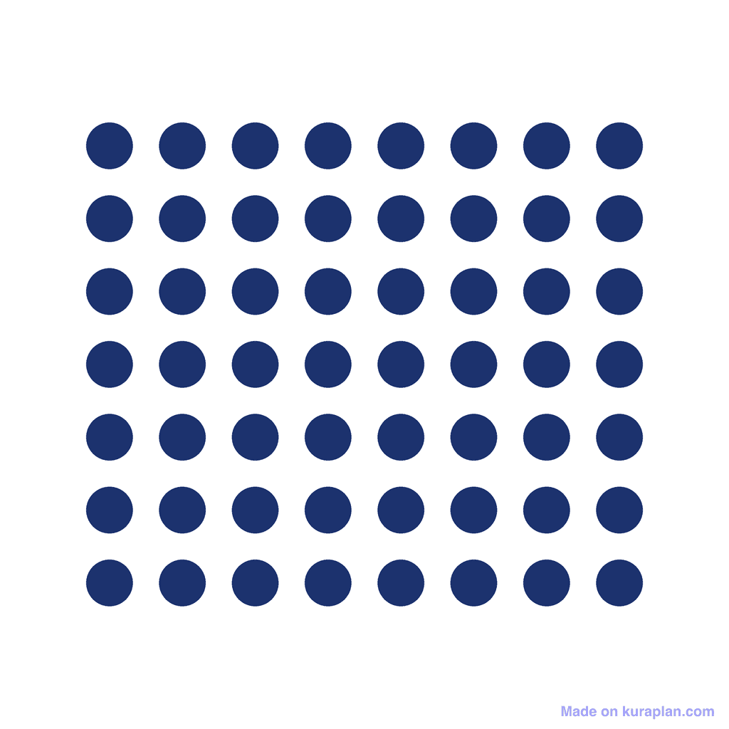 Array — 7 × 8 = 56