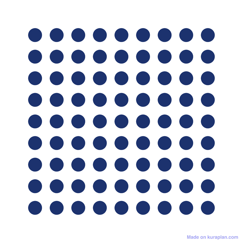 Array — 9 × 9 = 81