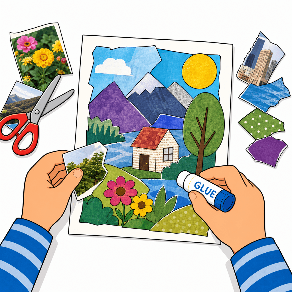 Collage Technique Demo