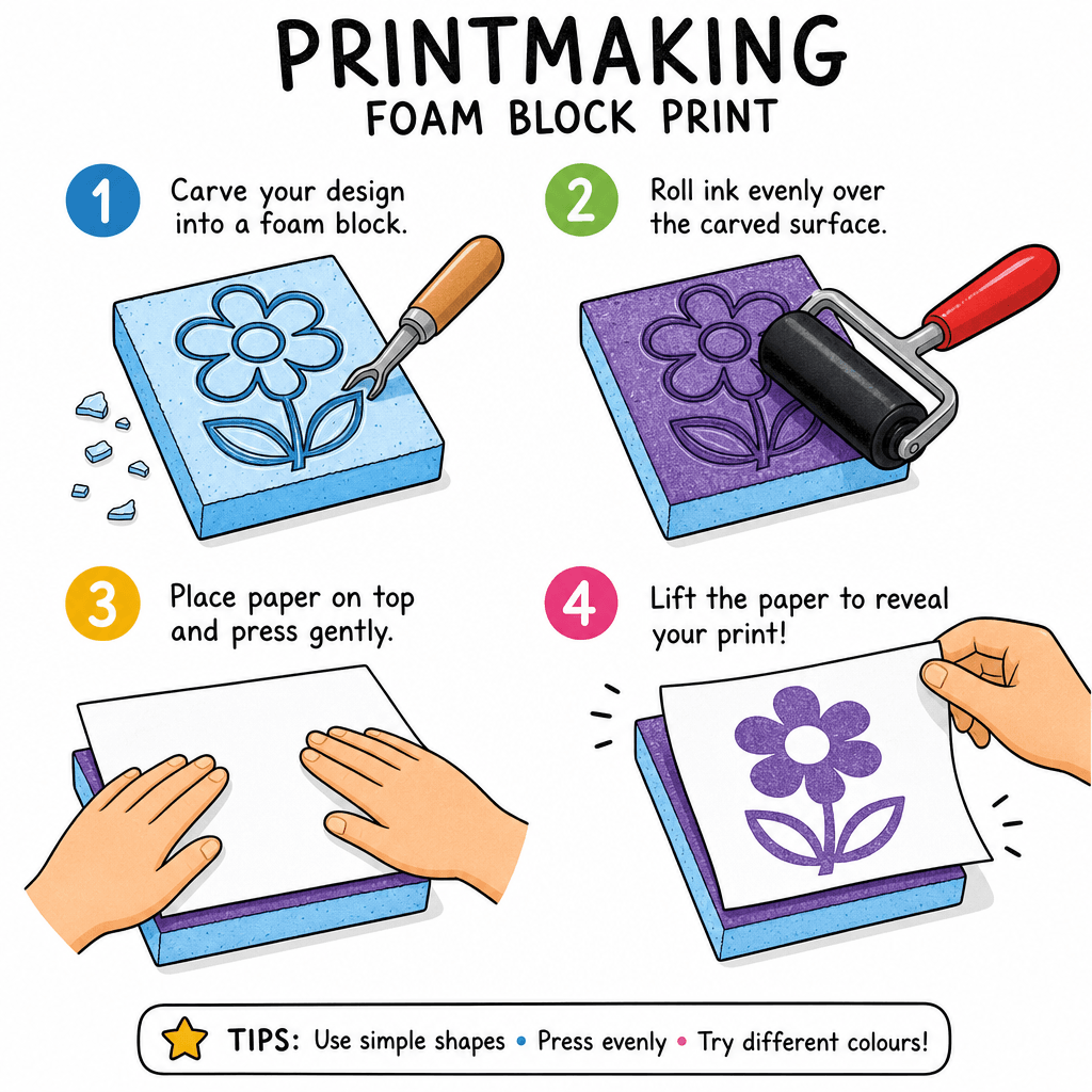 Printmaking Technique Demo