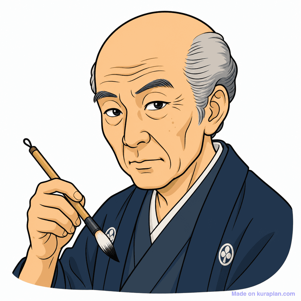 Katsushika Hokusai Portrait