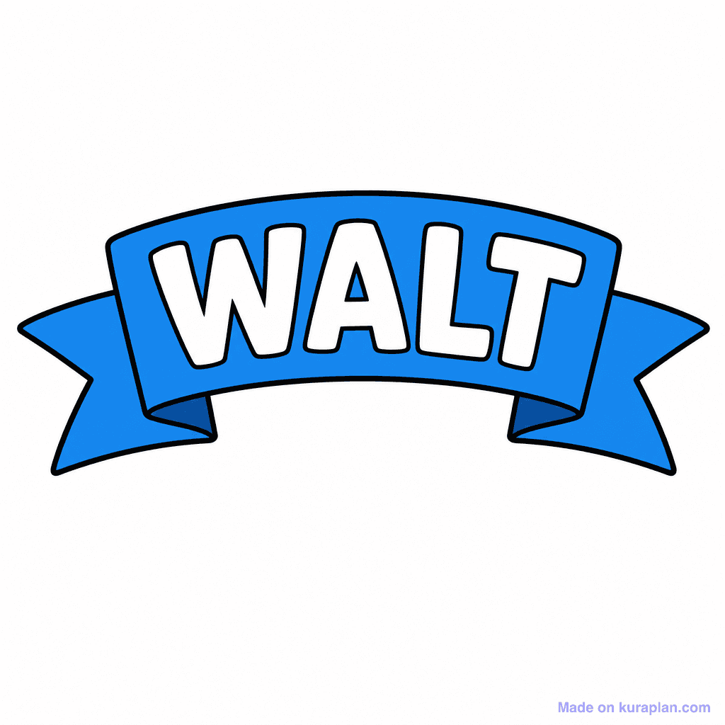 Banner Walt Ribbon
