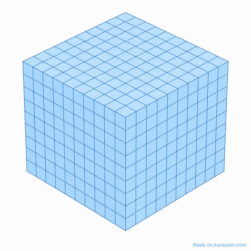 Base10 Cube Thousand