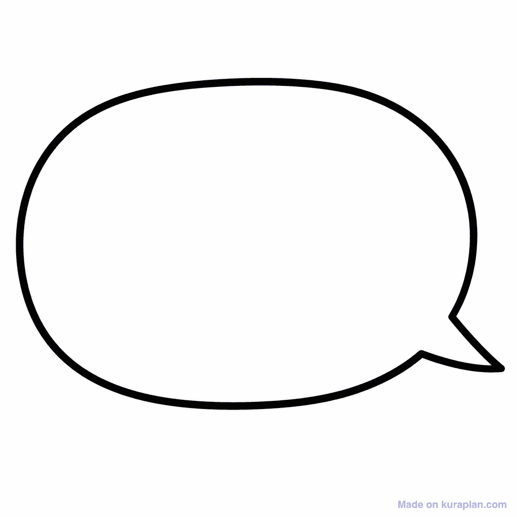 Bubble Speech Round Right