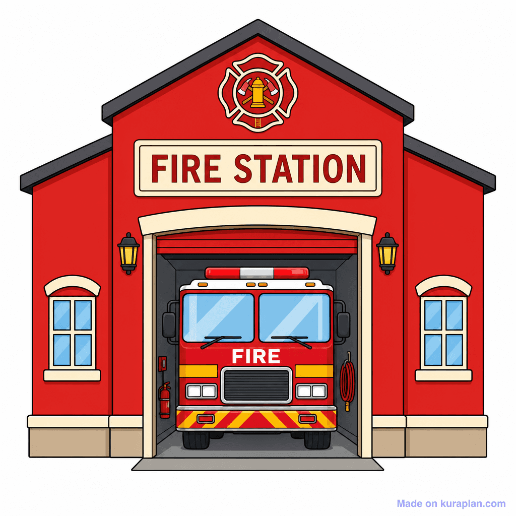 Building Fire Station