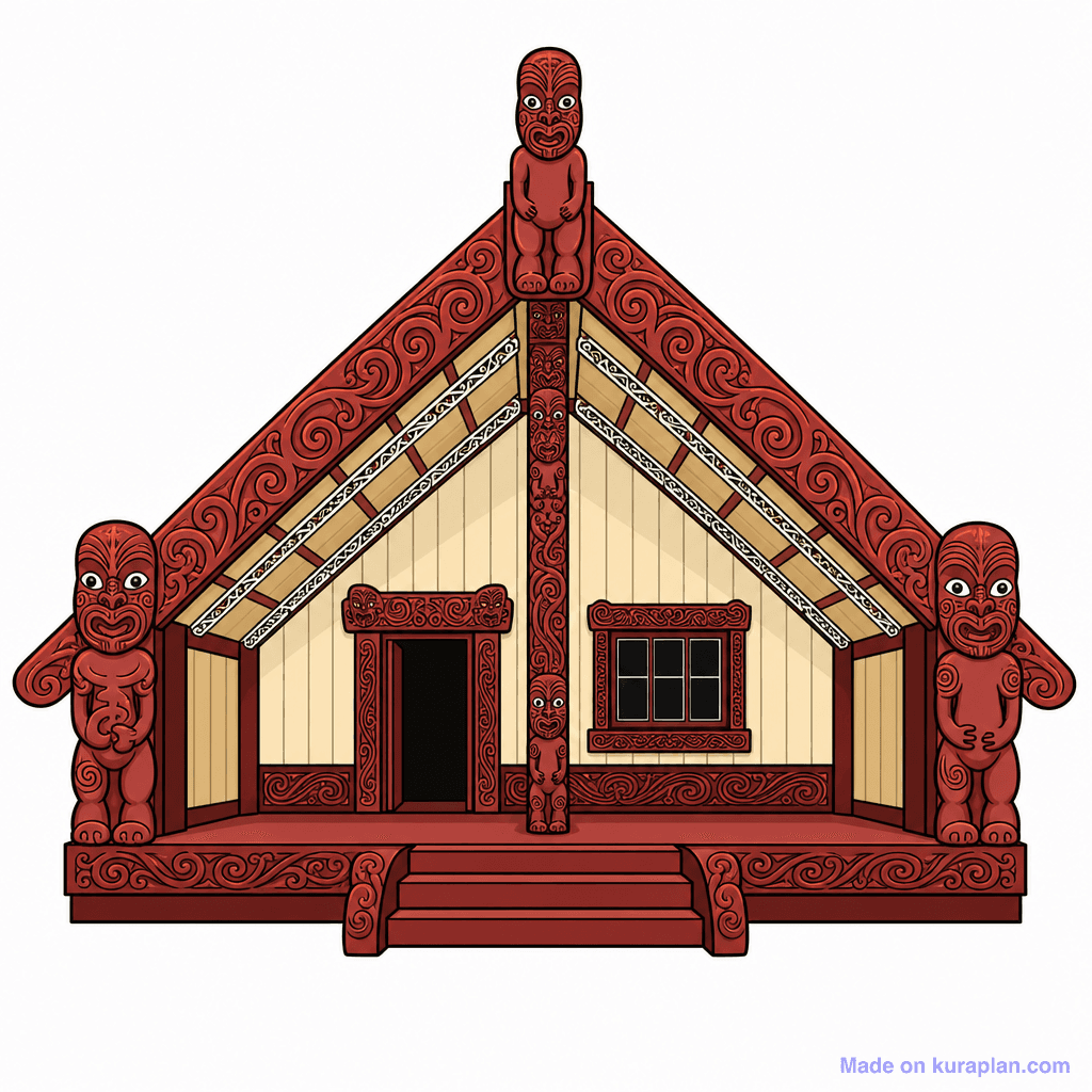 Building Marae Wharenui