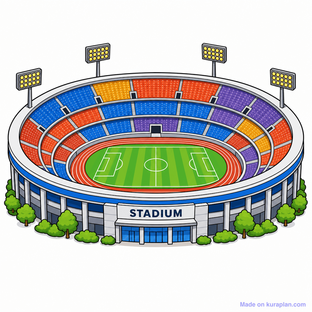 Building Sports Stadium