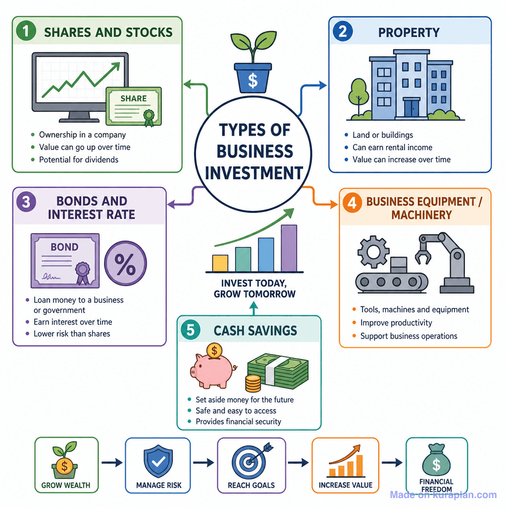 Types of Business Investment (detailed)