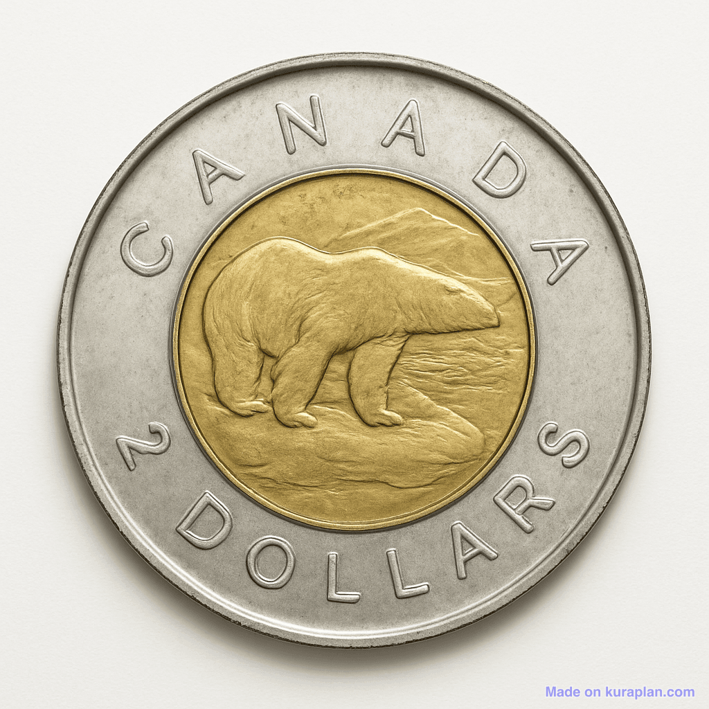 Canada $2 coin (toonie)