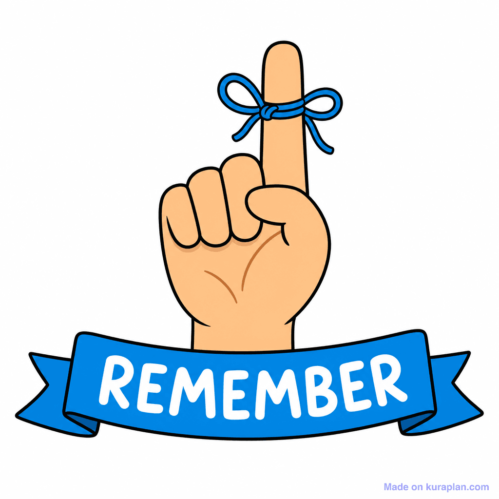 Callout Remember Finger