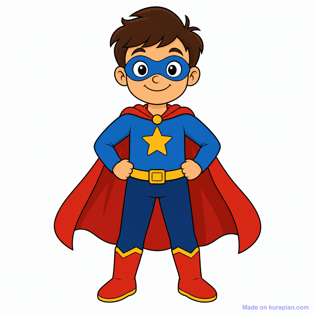 Char Superhero Kid