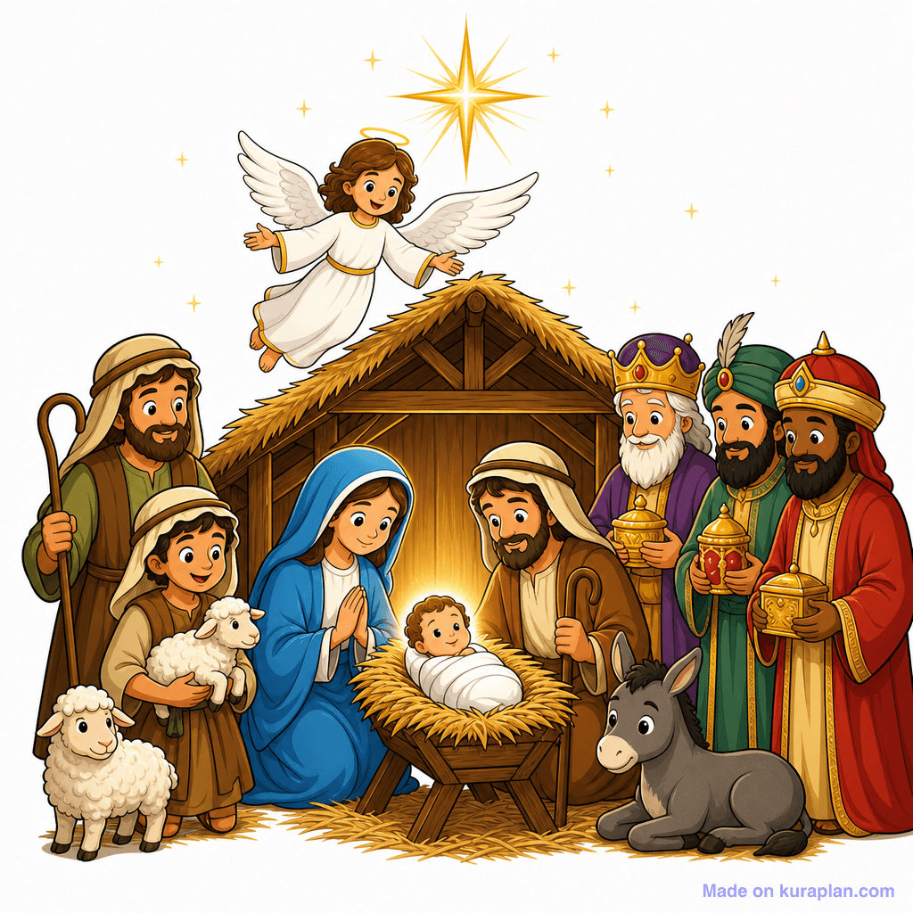 Christian Nativity Composite