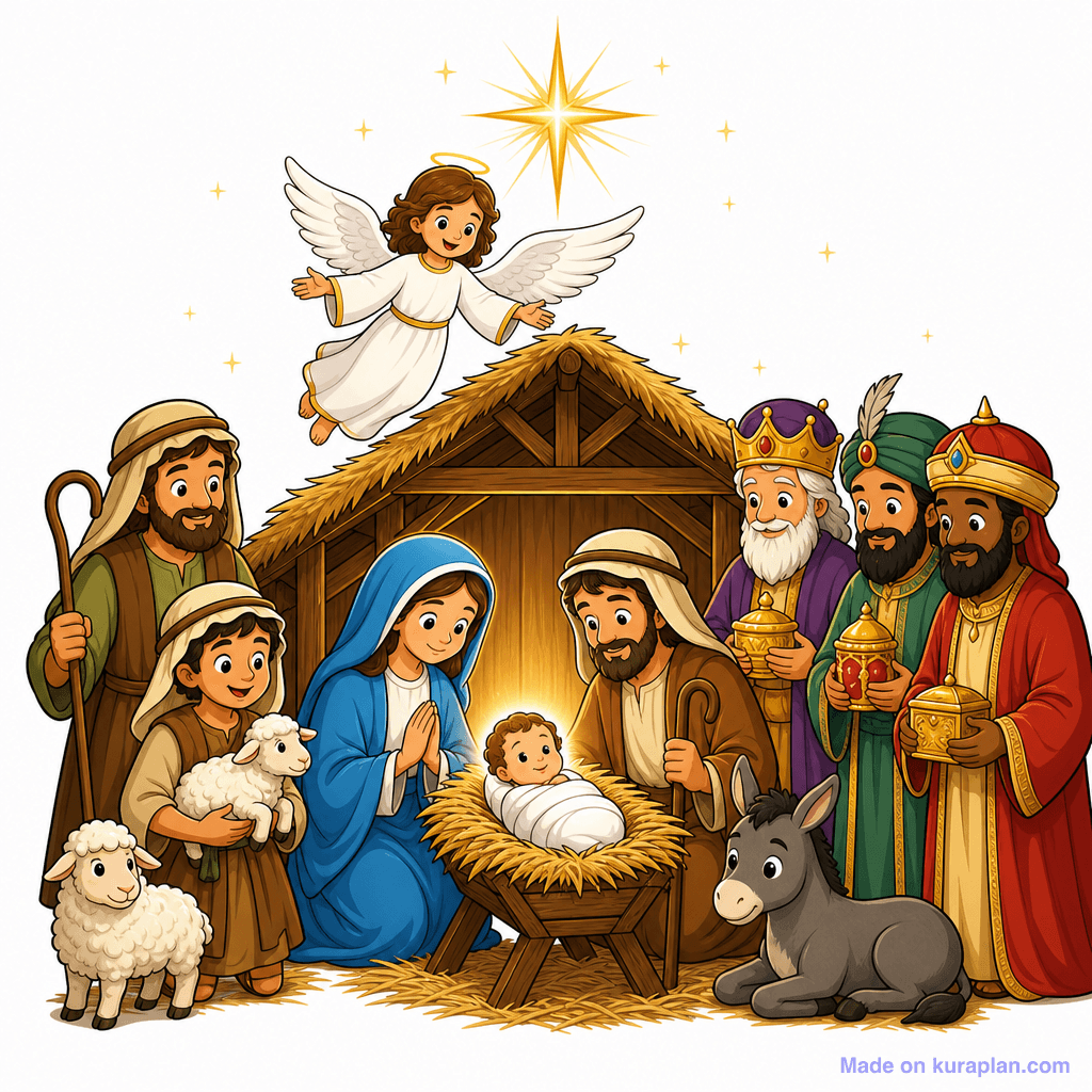 Christian Nativity Composite