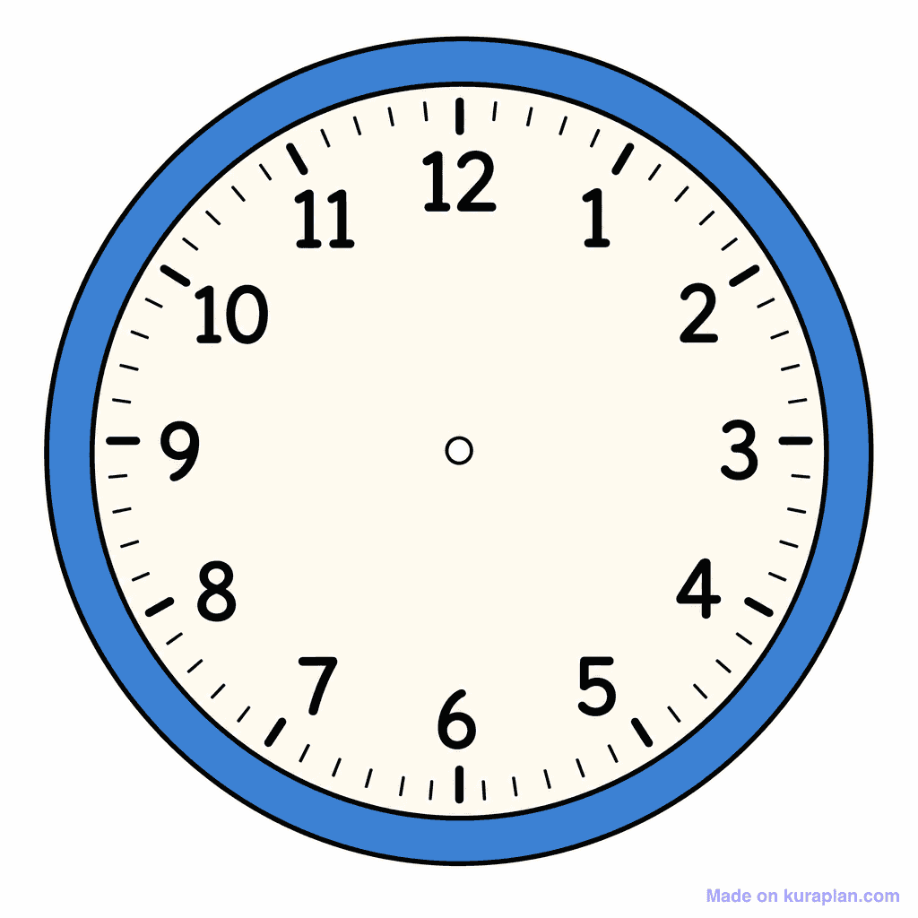Clock Blank No Hands