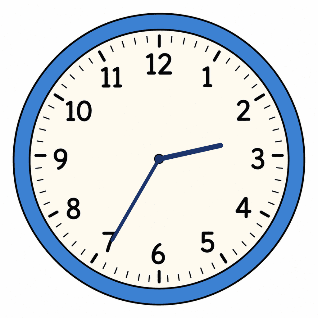 Clock Face — 2:35 (Twenty-Five To 3)