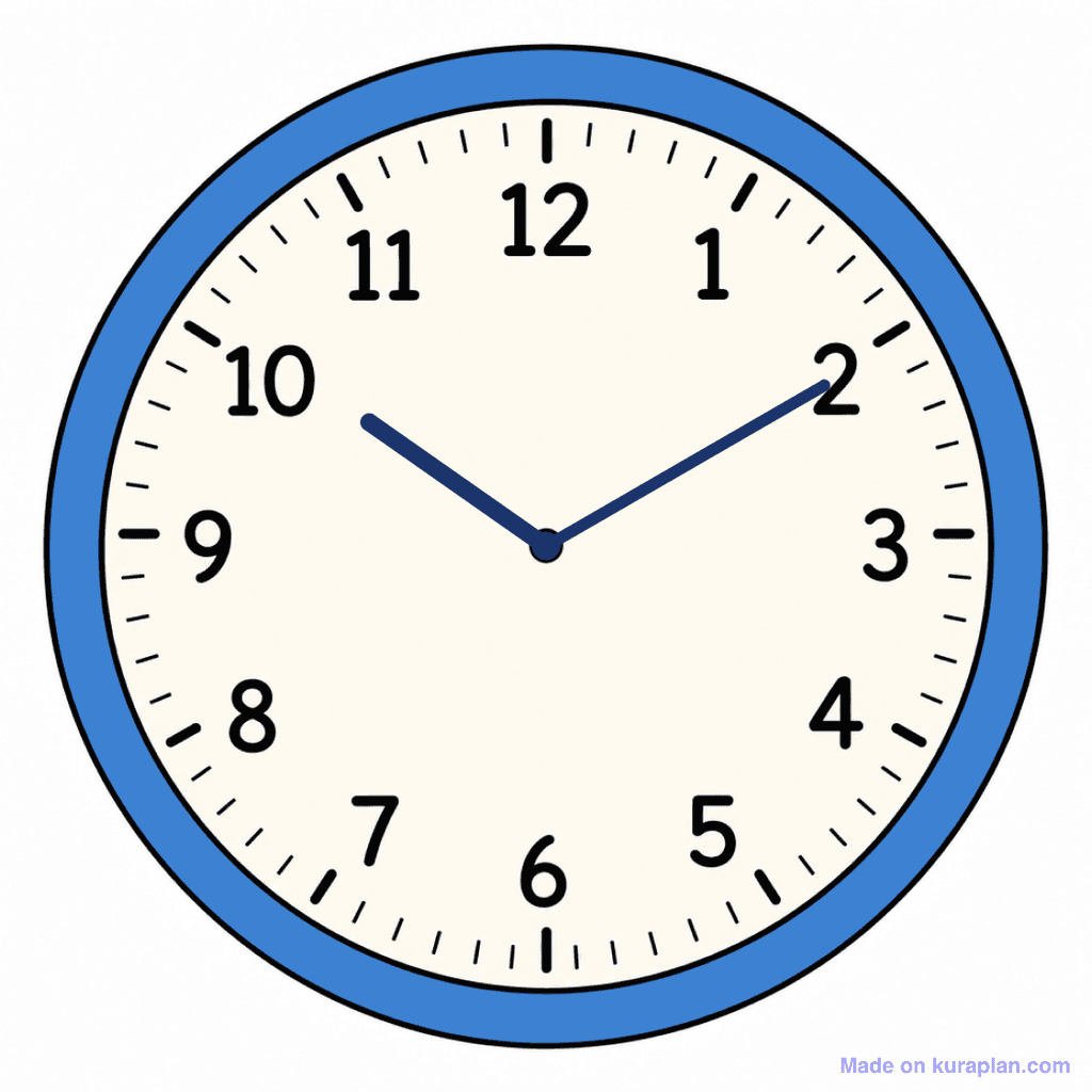 Clock Face — 10:10 (Ten Past 10)