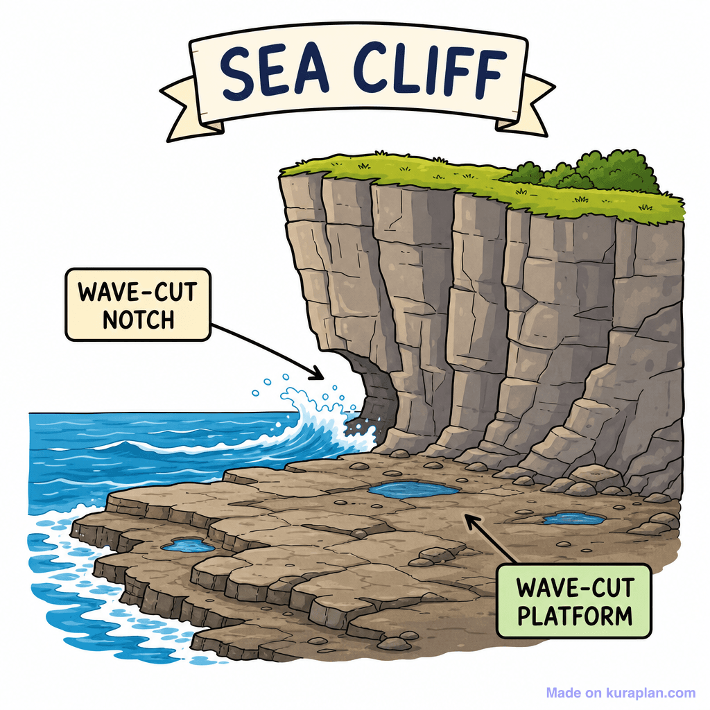 Coast Cliff Cross Section