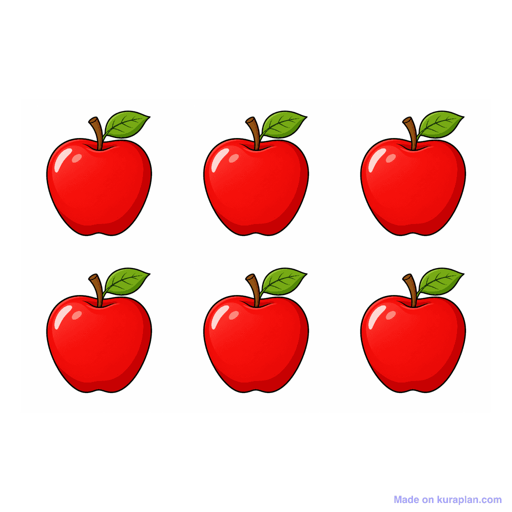Collection — 6 apples