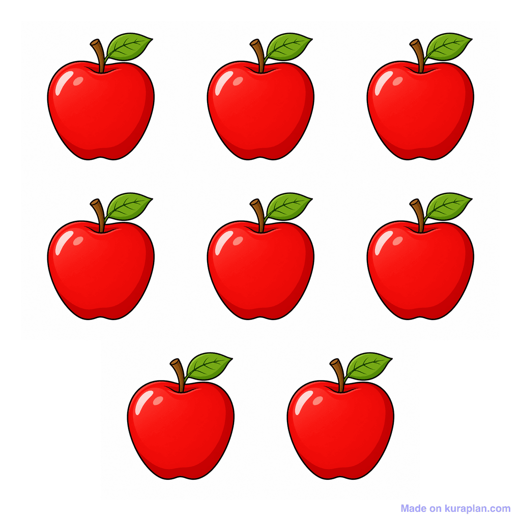 Collection — 8 apples