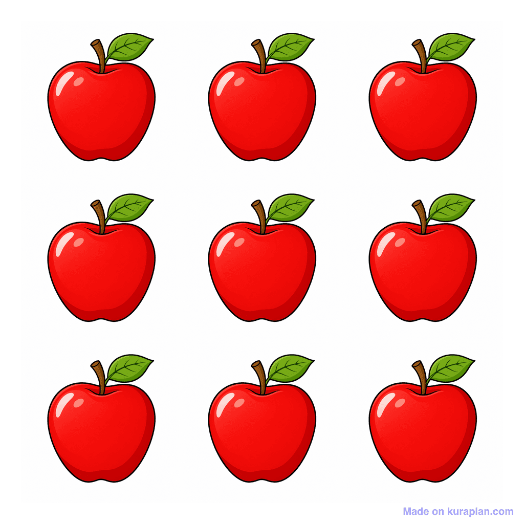 Collection — 9 apples