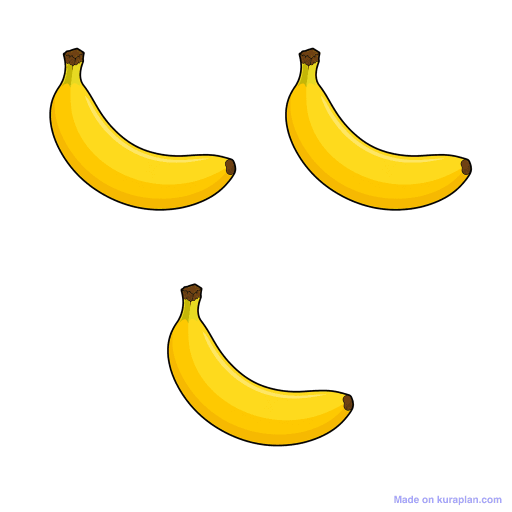 Collection — 3 bananas