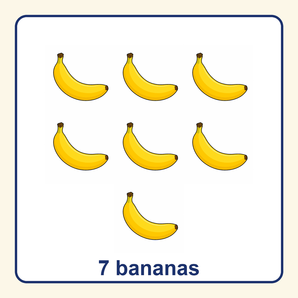 Collection — 7 bananas