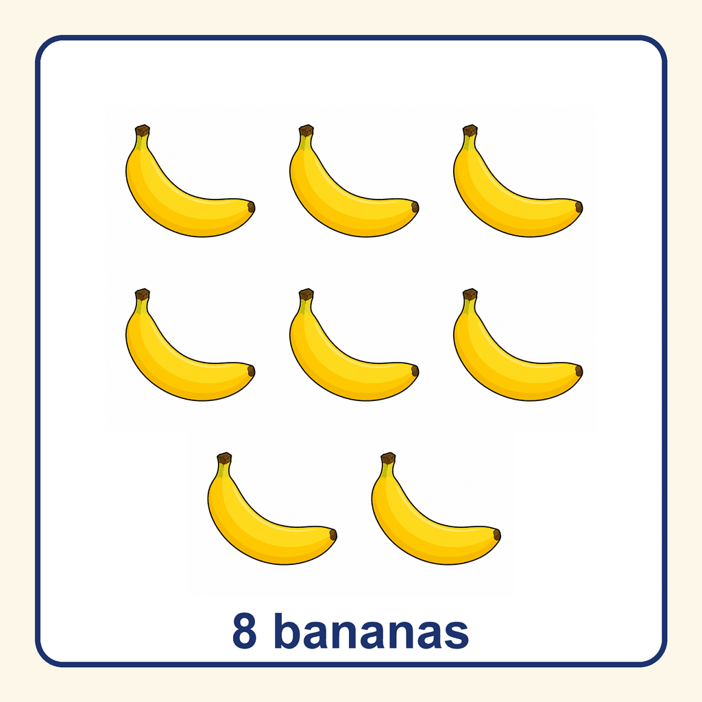 Collection — 8 bananas