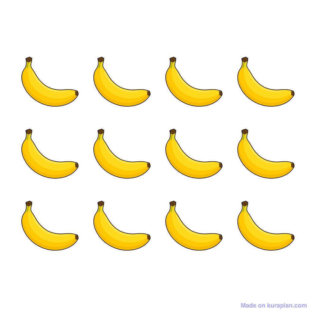 Collection — 12 bananas